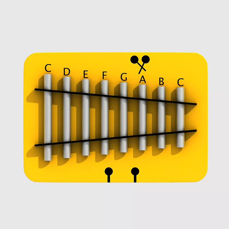 Pagoda Bells gyerekek, óvoda Kereskedelmi játszótéri hangszerek